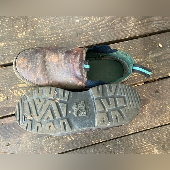 Georgia Giant Romeo Leather Boots 11.5 Brown Oil Resistant Work Shoe - Picture 6 of 8